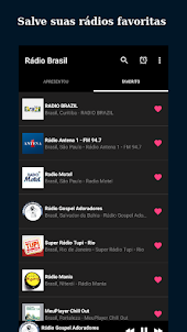 Rádio Brasil: Rádio AM e FM
