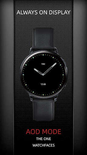 Flower Red Green For Wear OS Screen 3