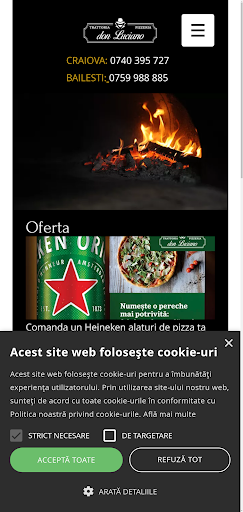 Android application Pizza Don Luciano screenshort
