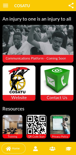 Android application COSATU App screenshort