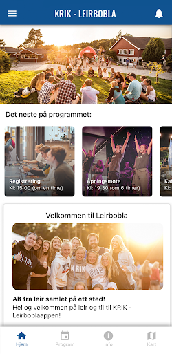 Android application KRIK - Leirbobla screenshort