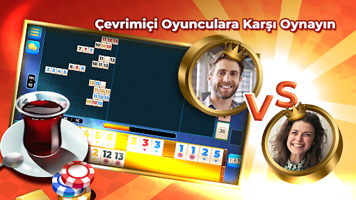 Android application Mega 101 Okey - Çevrimiçi screenshort