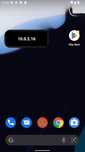 IpAddressAppWidget Screen 3