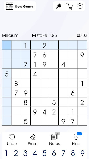 Android application Sudoku - Classic Sudoku Puzzle screenshort