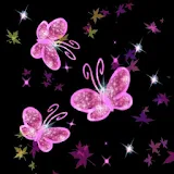 3D fairy butterfly icon