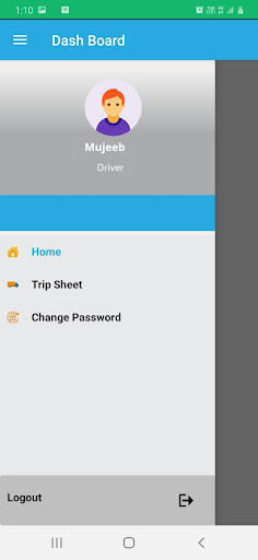 TransportERP Driver Screen 2