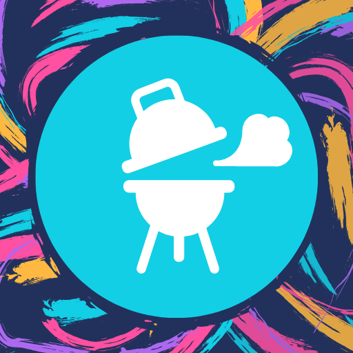 Delicious Words - Food Puzzle Logo