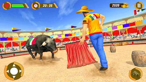 Android application Bull Fight Game - Bull Games screenshort