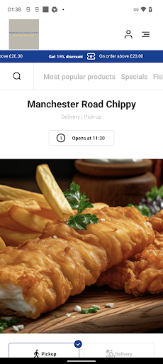 Android application Manchester Road Chippy screenshort