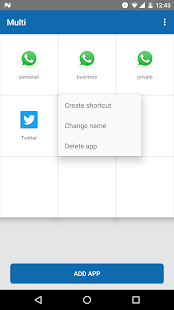Multi－multiple accounts app Screenshot