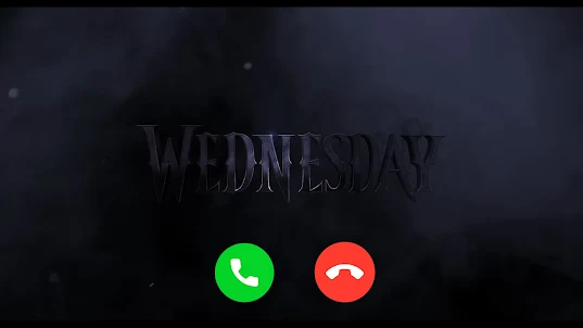 wednesday addams fake call