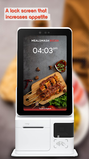 Android application MealSmash Kiosk screenshort