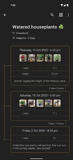 TimeJot - Event timeline log Screen 3