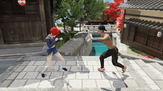 Anime Girl Samurai Siren Fight 5