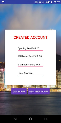 BYTaximeter Screen 3
