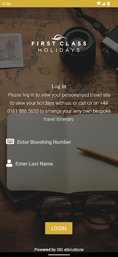 Android application My First Class Holidays screenshort