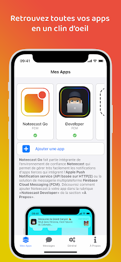Android application Noteecast Go screenshort