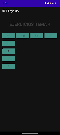Android application 2ºDAM-01 screenshort