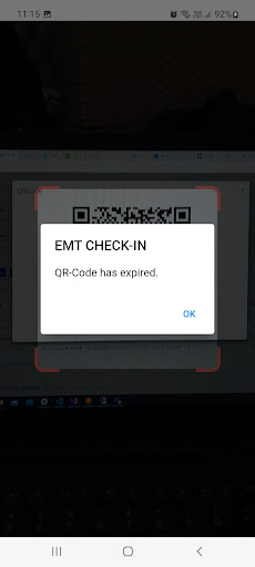 EMT Check-in Screen 3
