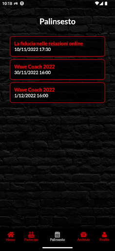 Android application Iamwave screenshort