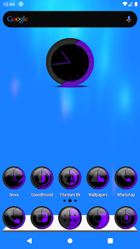 Android application Purple Icon Pack Style 8 screenshort