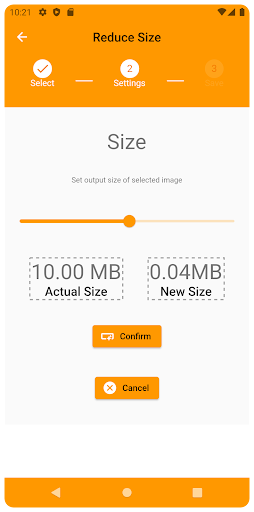 Resize Compress Image MB to KB Screen 2