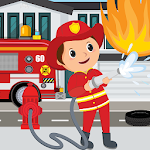 Cover Image of Download Pretend Play Fire Station  APK