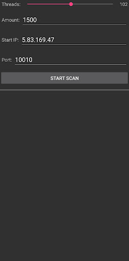Android application MC - Server Scanner screenshort