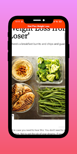 Diet Plan  Weight Loss