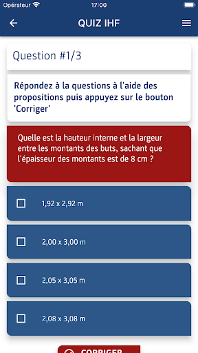 FFHandball QUIZ règles du jeu screenshot 5