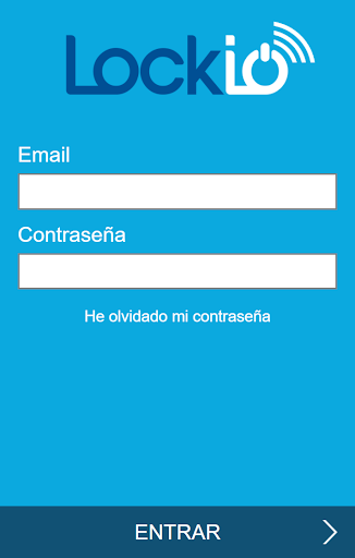 Android application Lockio gestión de llaves screenshort
