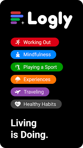 Android application Logly - Track Daily Activities screenshort