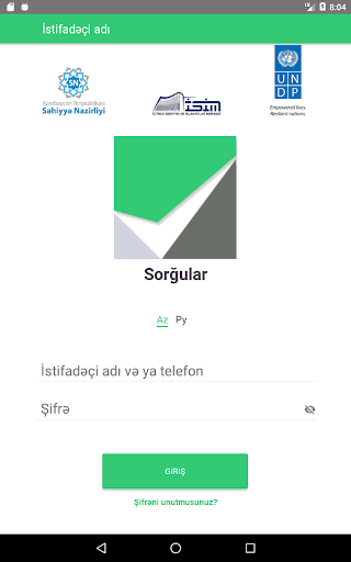 Sorğular Screen 3