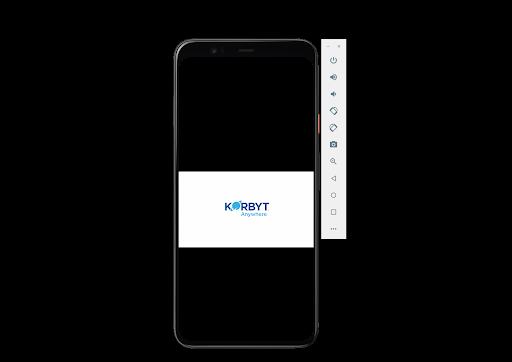Korbyt Anywhere Client Screen 2