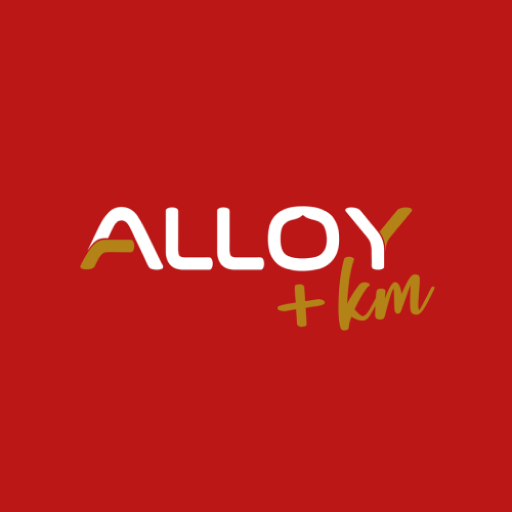 ALLOY+KM logo