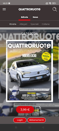 Quattroruote Screen 2