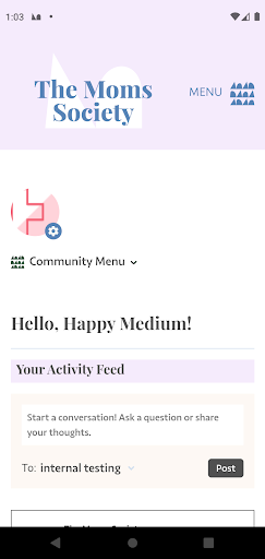 The Moms Society Screen 3