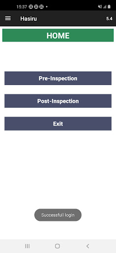 Android application HASIRU screenshort