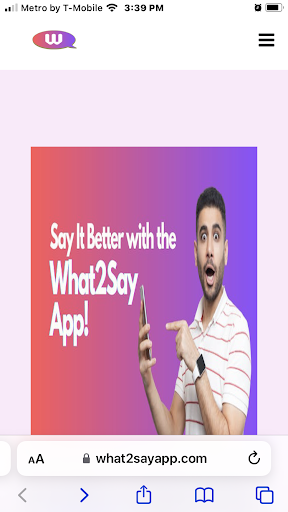 Android application What2SayApp screenshort