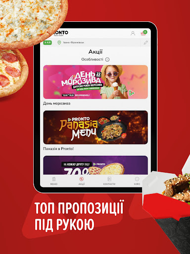 ProntoPizza - food delivery