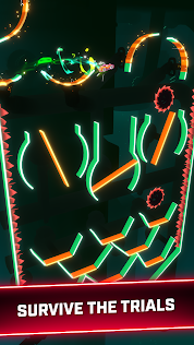 Rider Worlds - Neon Bike Races - Screenshot 2