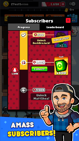 Game screenshot Idle Tuber - Become the world' hack