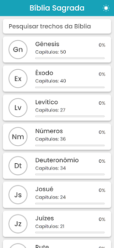 Android application Bíblia Sagrada screenshort