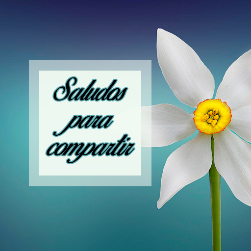 Saludos para compartir logo