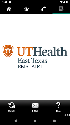 Android application UT Health East Texas EMS screenshort