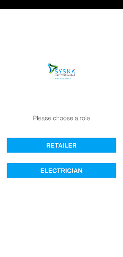Android application Syska Connection Loyalty screenshort