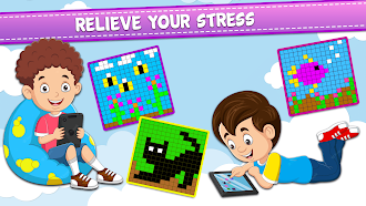 Game screenshot Пиксельные раскраски apk download