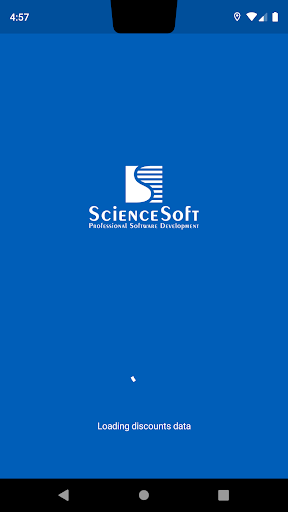 Android application ScienceSoft Discounts screenshort