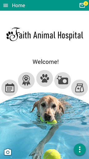 Android application Faith Animal Hospital screenshort