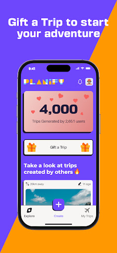 Android application Planify.holiday - Plan Trips screenshort